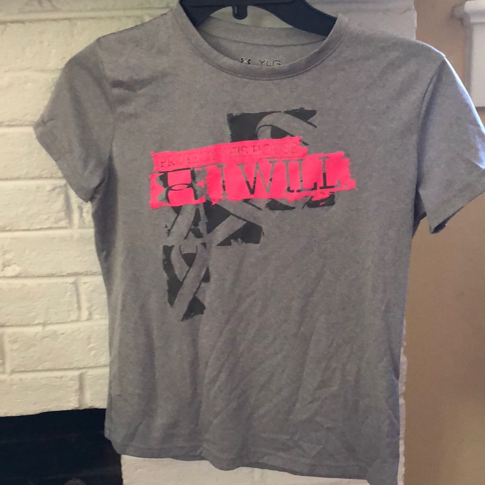 Under Armour Girls Heat Gear T-Shirt